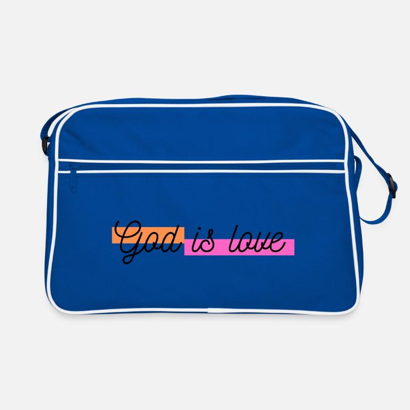 Gott ist Liebe Retro Tasche
