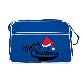 Jour de Noël - Sac Retro - bleu/blanc - Devant