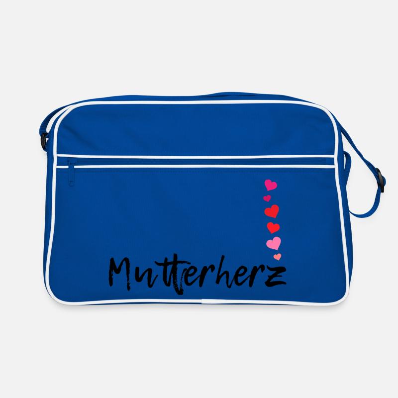 Mutterherz Herzen Mama Liebe Muttertag Geschenk Retro Tasche