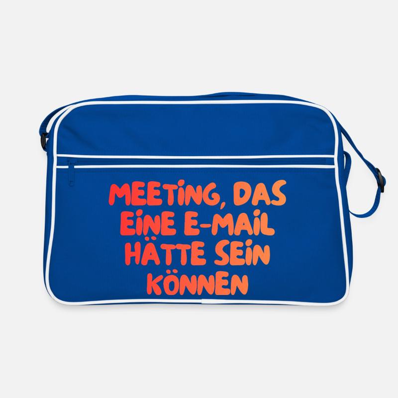Cette réunion aurait pu être un e-mail Sac Retro