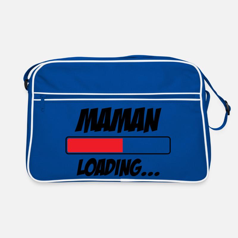 Maman loading... Please Wait - Future Mère Sac Retro