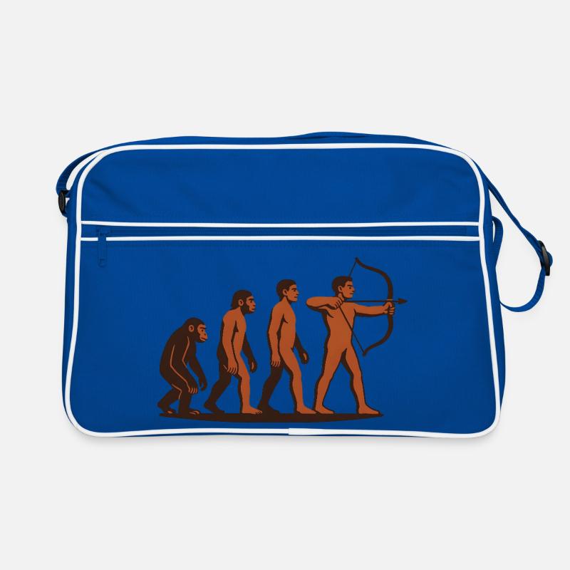 Evolution Bogenschießen Bogen Ziel Bogenschütze Retro Tasche