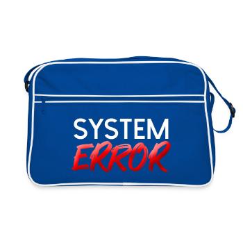 Neon Brush System Error - Retro Bag - blue/white - Front