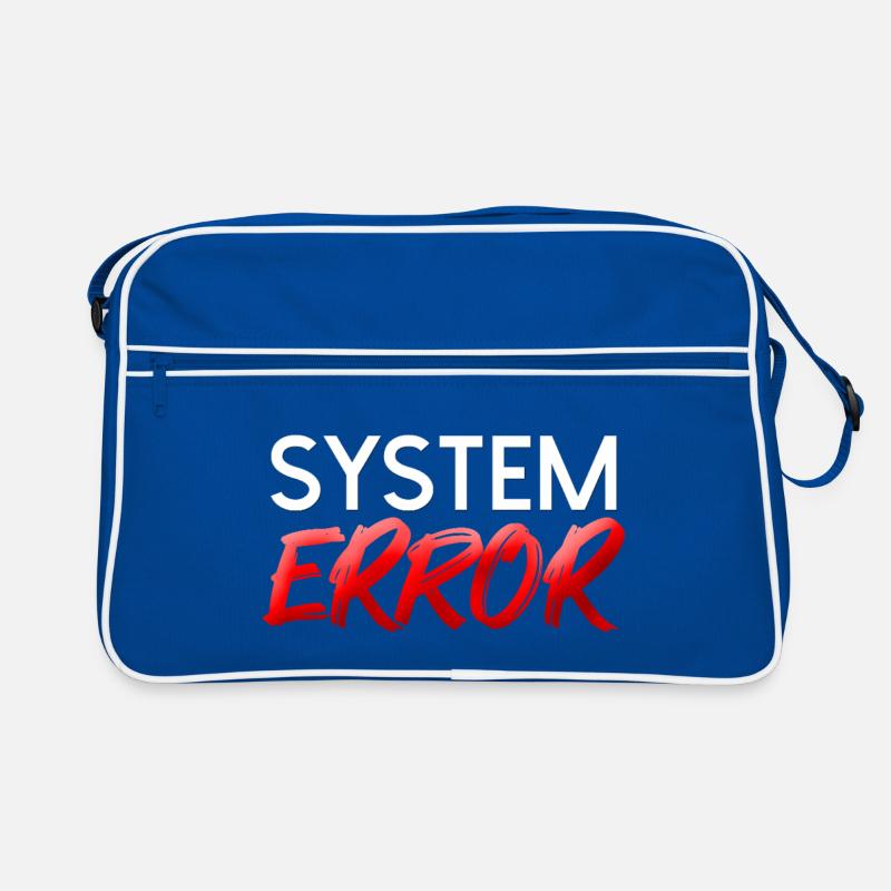 Neon Brush System Error Retro Bag