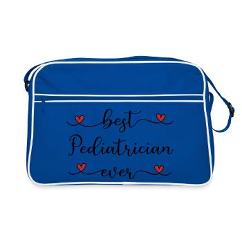 best pediatrician in the world - Retro Bag - blue/white - Front