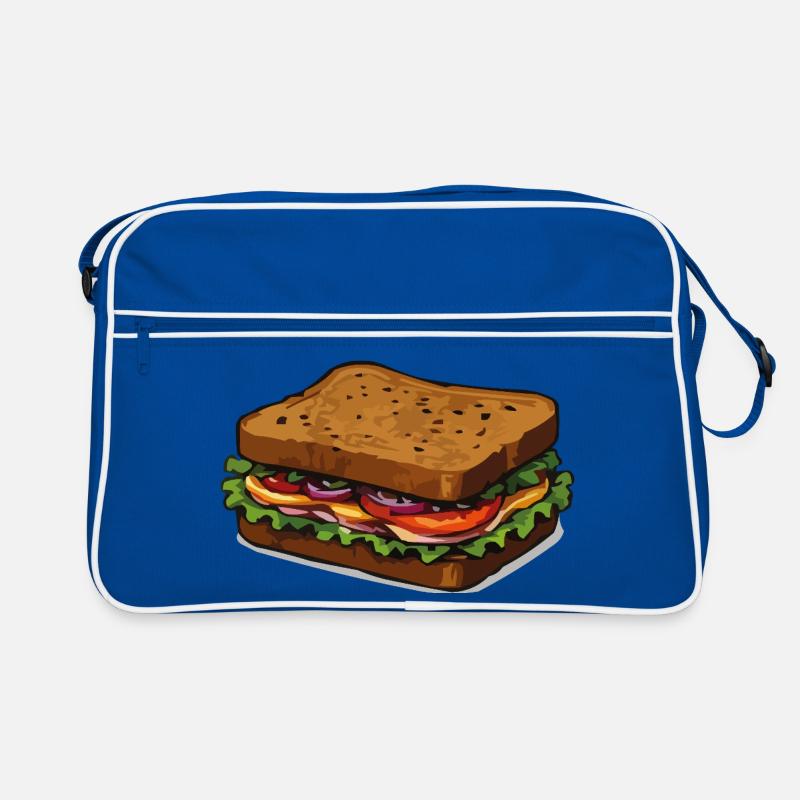 Illustration de sandwich Sac Retro