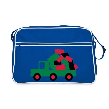 truck - Retro Bag - blue/white - Front