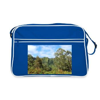 Madeira Portugal Poster - Retro Bag - blue/white - Front