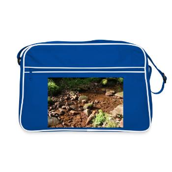 Ruisseau de la Forêt-Noire - Sac Retro - bleu/blanc - Devant