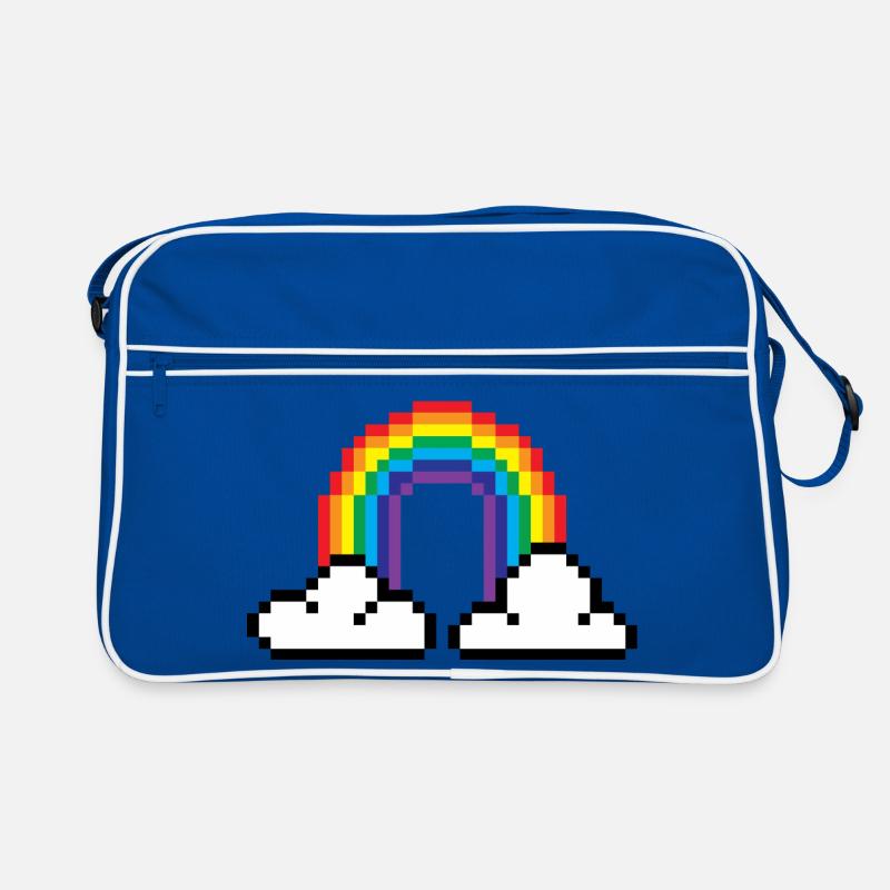 Pixel Rainbow Retro Bag