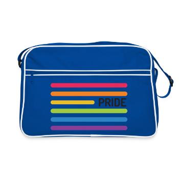 Mois de la fierté LGBT - Fierté ! - Sac Retro - bleu/blanc - Devant