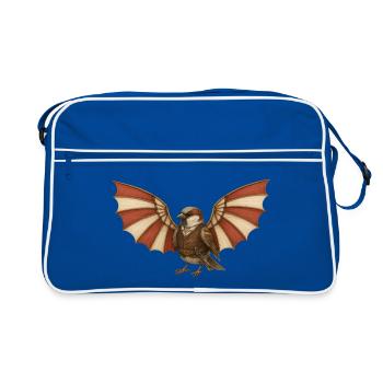 Ulmer Spatzen Berblinger - Sac Retro - bleu/blanc - Devant
