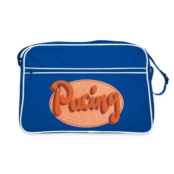 Pacing - Retro Bag - blue/white - Front