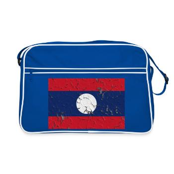 Laos Laos - Sac Retro - bleu/blanc - Devant