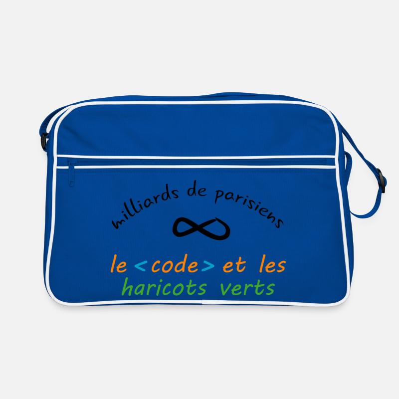 8_milliards_de_parisiens_le_code_et_les_haricot Sac Retro