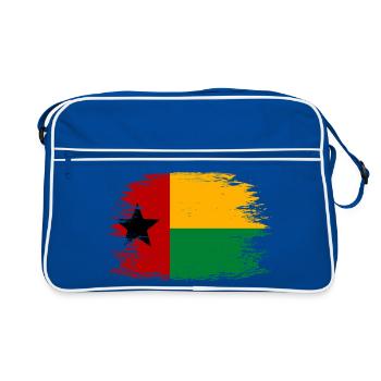 Guinea_Bissau_Flagge_used - Retro Bag - blue/white - Front