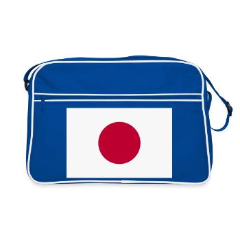 Japan Nippon Nihon JAPANESE Asia Sport FAN - Retro Bag - blue/white - Front