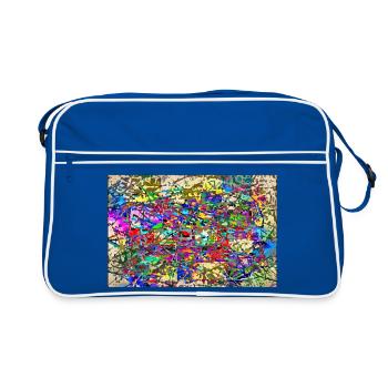 kjrihsjhunjgh - Sac Retro - bleu/blanc - Devant