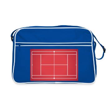 Show off your colors - Tennis - Retro Bag - blue/white - Front