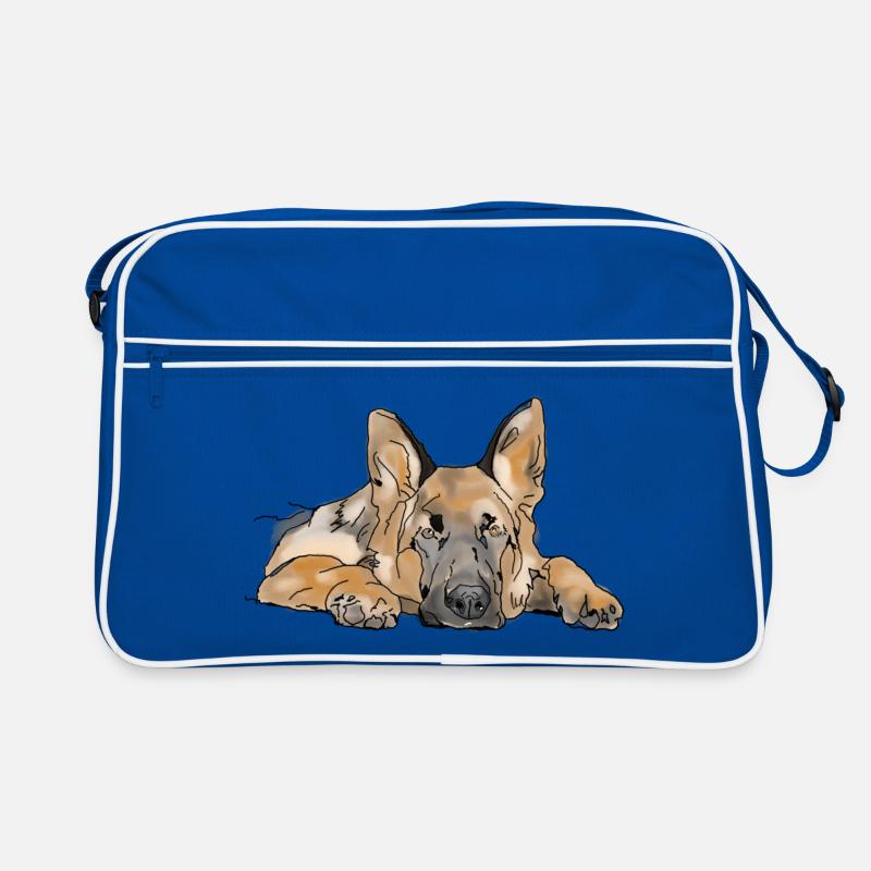 Schäferhund Retro Tasche