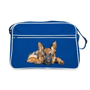 Sheepdog - Retro Bag - blue/white - Front