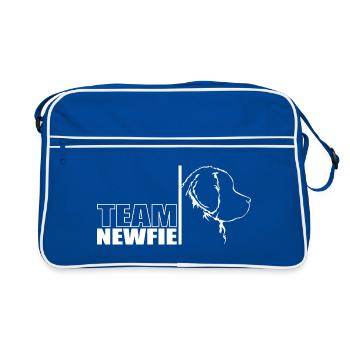 ÉQUIPE Newfie Dogs Chien Terre-Neuve Wilsigns - Sac Retro - bleu/blanc - Devant