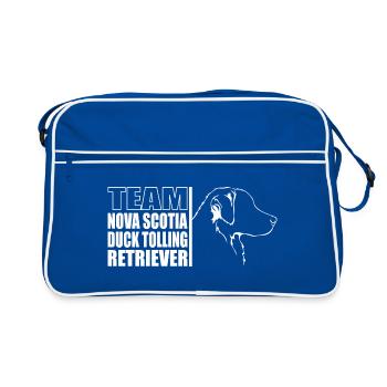 ÉQUIPE Nouvelle-Écosse Duck Tolling Retriever Wilsigns - Sac Retro - bleu/blanc - Devant