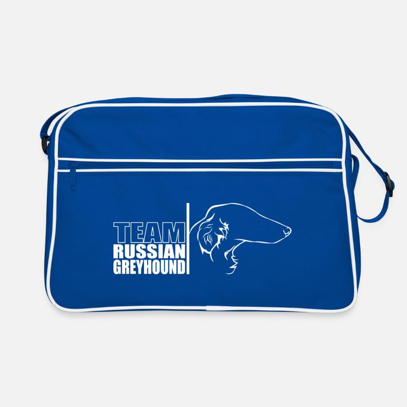 TEAM Russian Greyhound Dogs Greyhound Wilsigns Retro Bag