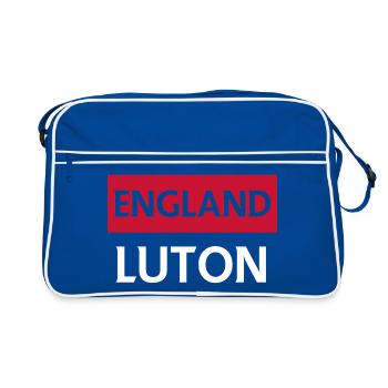 English Luton Feelings T-Shirt - Retro Bag - blue/white - Front