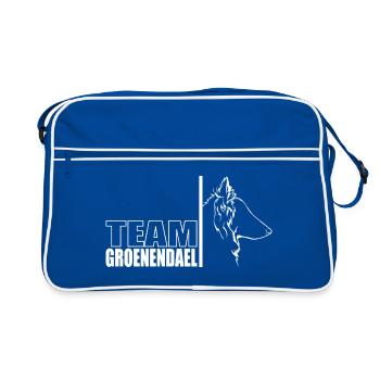 TEAM Groenendael Chien Chien Wilsigns - Sac Retro - bleu/blanc - Devant