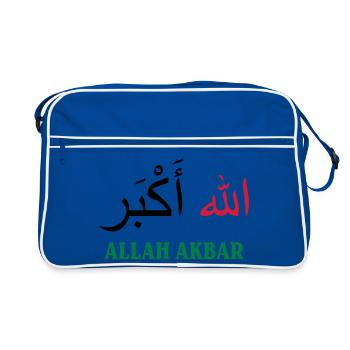 Allah Akbar - Sac Retro - bleu/blanc - Devant