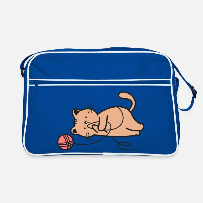 Katze Katzen Retro Tasche