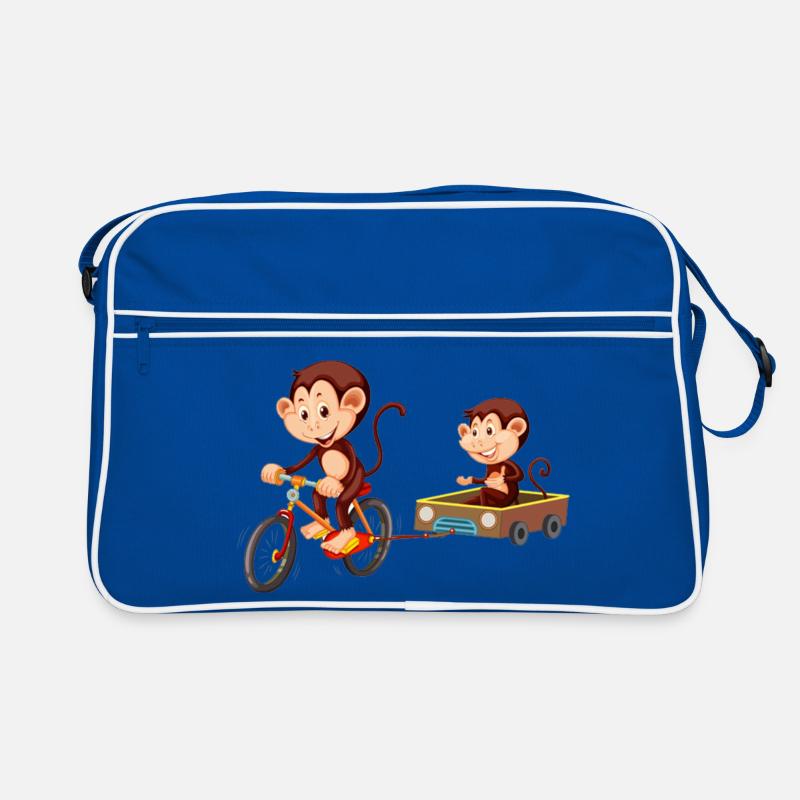 Singe mignon rigolo Sac Retro