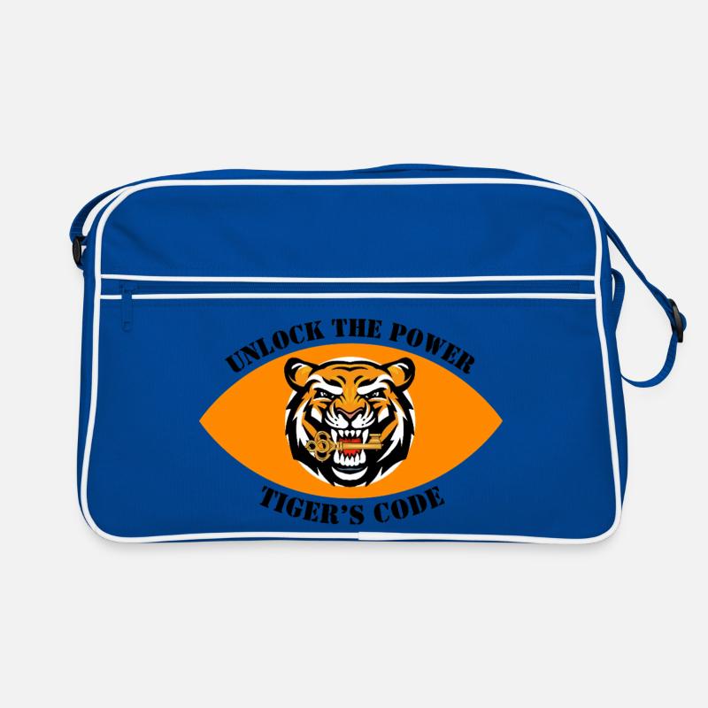 Conception dynamique de l’emblème du tigre Sac Retro