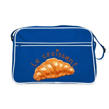 The Crescent - Retro Bag - blue/white - Front