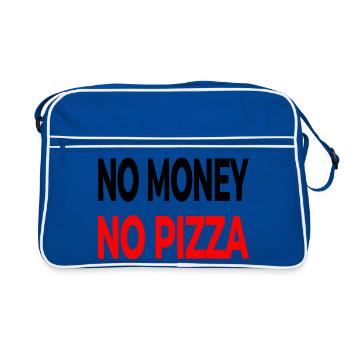 Pizza - Retro Bag - blue/white - Front