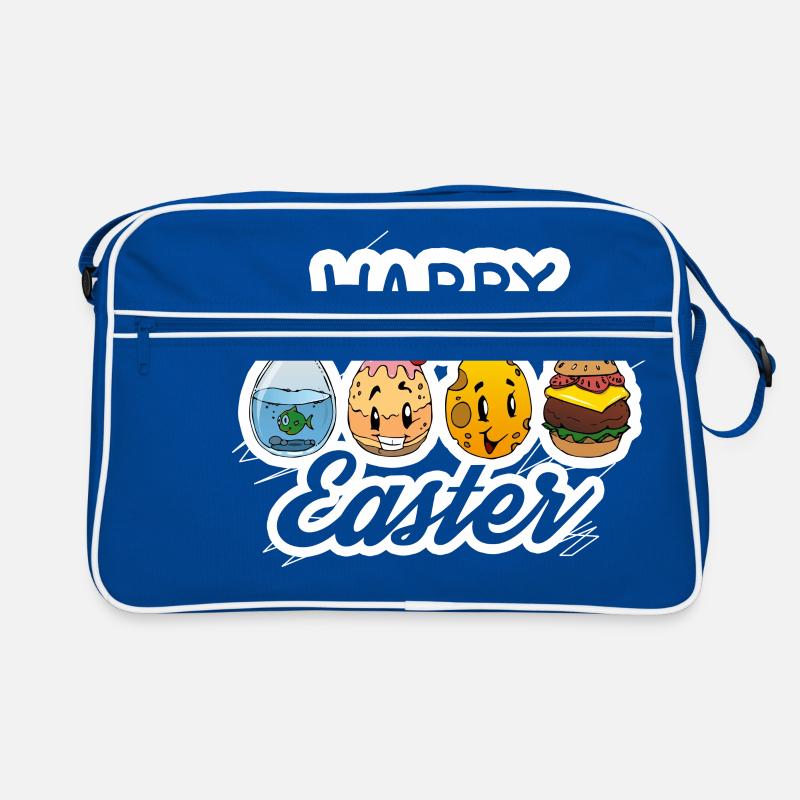 Easter egg Funny Easter Retro Bag