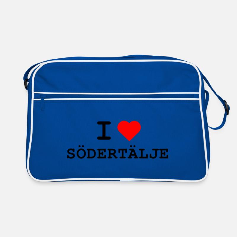 I love Södertälje - Ich liebe Södertälje  Retro Tasche