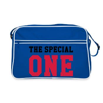 The Special One - Sac Retro - bleu/blanc - Devant