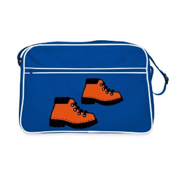 walking boots - Retro Bag - blue/white - Front