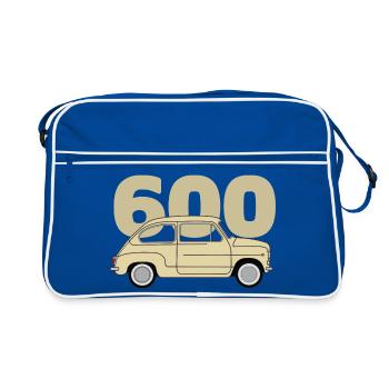 600 beige - Sac Retro - bleu/blanc - Devant
