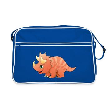 Triceratops - Sac Retro - bleu/blanc - Devant