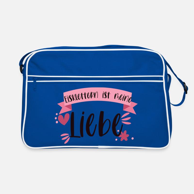 Eisklettern Klettern Eispickel Winter Eis Geschenk Retro Tasche