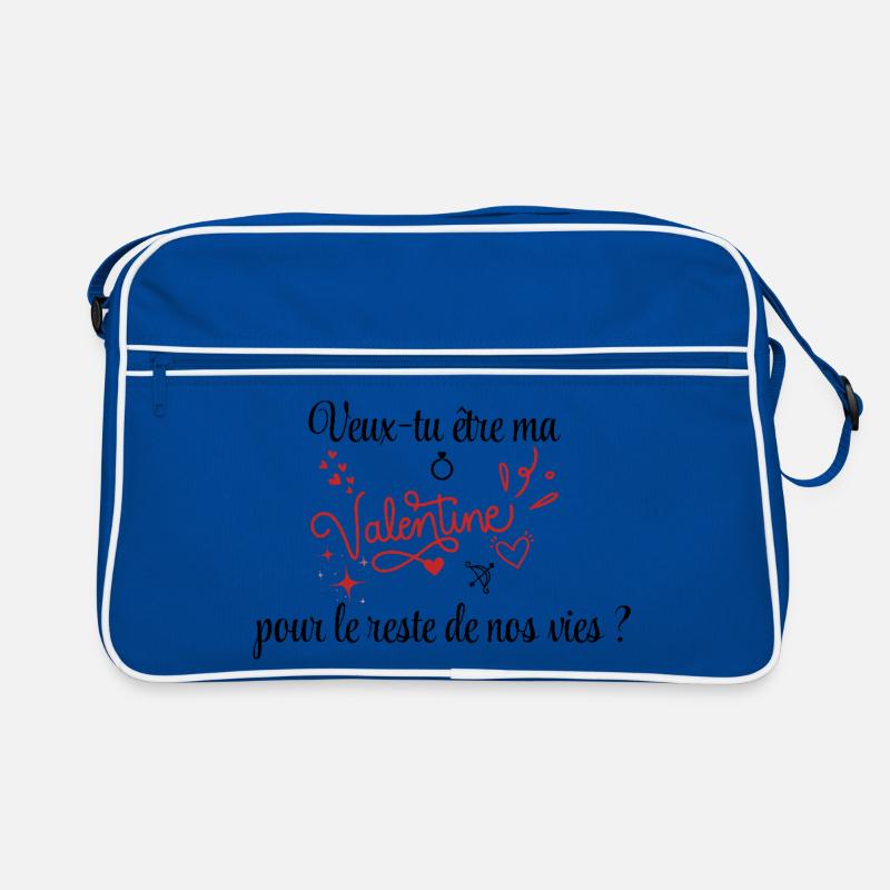 Demande en mariage, Saint-Valentin, Romantique Sac Retro