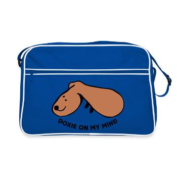 Casual Dog – Simply Relaxed - Retro Bag - blue/white - Front