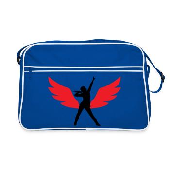 Top Best Stylish Singer  - Retro Bag - blue/white - Front