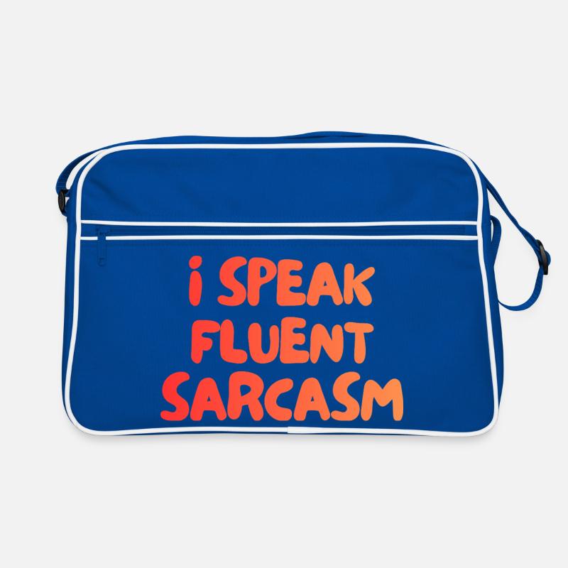 Je parle couramment le sarcasme Sac Retro