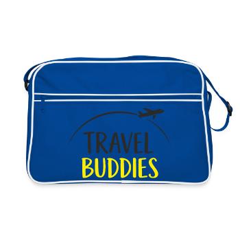 Compagnons de voyage - Sac Retro - bleu/blanc - Devant