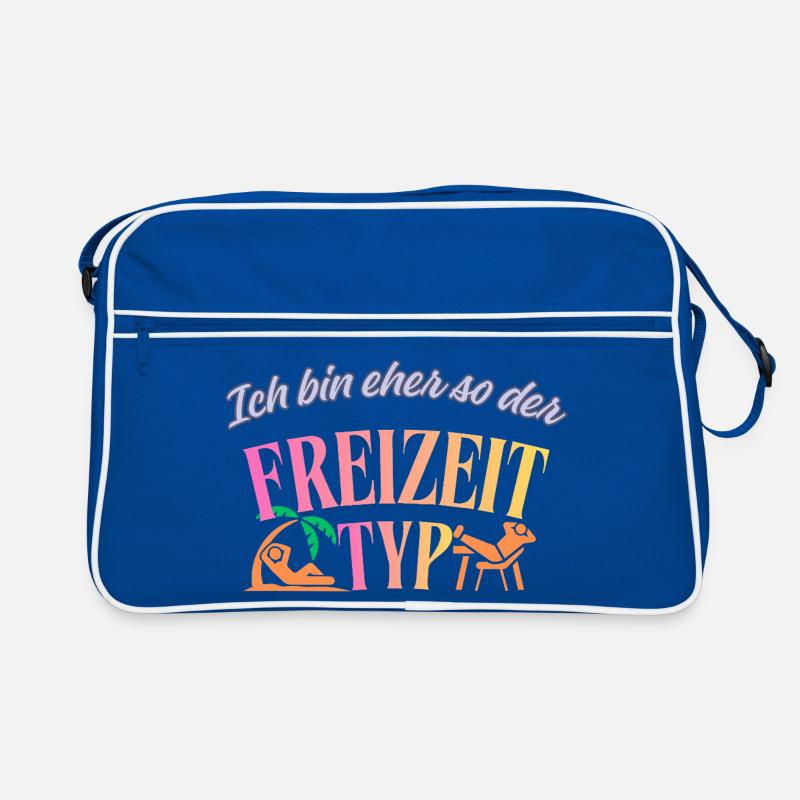 Freizeittyp im Retro-Farbenrausch Retro Tasche