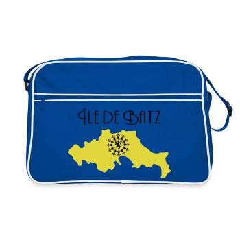 Ile de Batz - Sac Retro - bleu/blanc - Devant